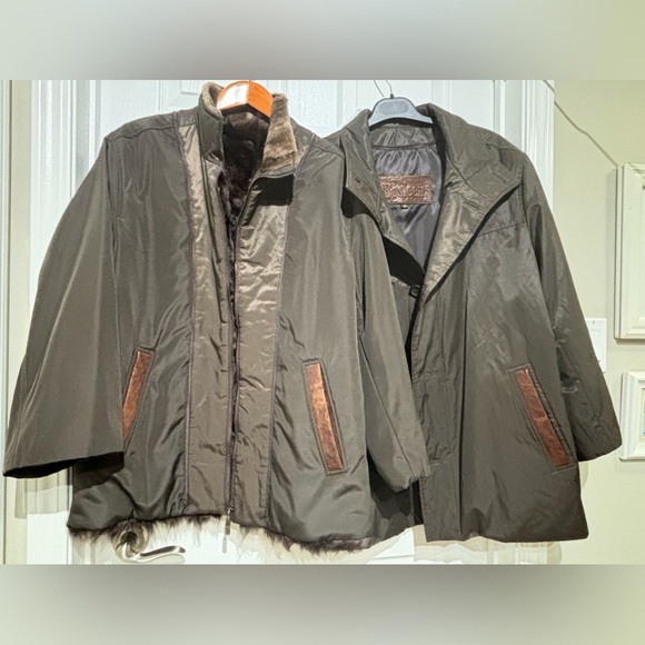 Rosleen 2 in 1 Jacket / Fur Genuine Leather / Acrylic lining/ Size Medium - Picture 6 of 15